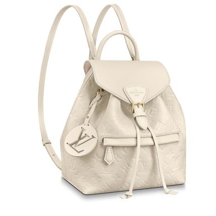 Louis Vuitton MONOGRAM EMPREINTE 2020 21AW Monogram Leather Logo Backpacks 
