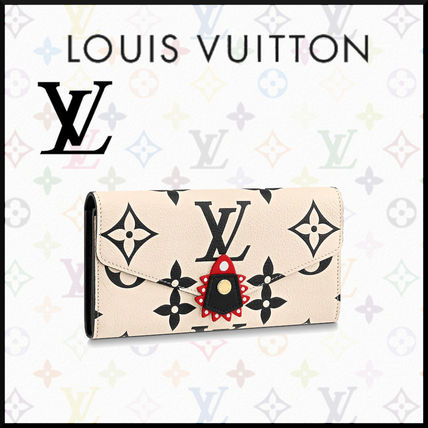 Louis Vuitton PORTEFEUILLE SARAH 2020 21AW Monogram Unisex Leather Logo Long Wallets M69514 