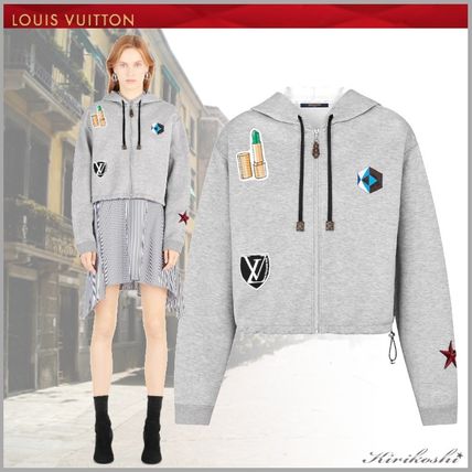 Louis Vuitton 2019 SS Short Star Street Style Long Sleeves Cotton Cropped 