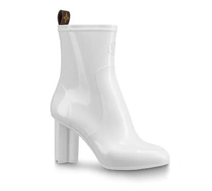 Louis Vuitton 2020 SS Monogram Rubber Sole Plain Block Heels Chunky Heels Logo 