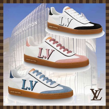 Louis Vuitton 2020 SS Monogram Rubber Sole Unisex Suede Plain Leather Logo 1A579C 1A579S 1A57A8 