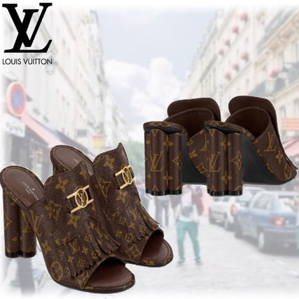 Louis Vuitton MONOGRAM 2020 SS Monogram Leather Logo Shoes 