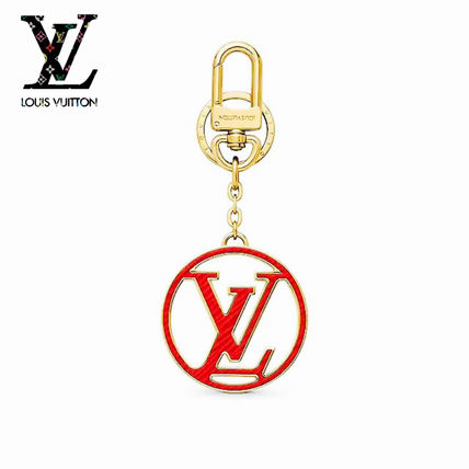 Louis Vuitton EPI 2020 21AW Lv Circle Epi Leather Bag Charm And Key Holder M68465 