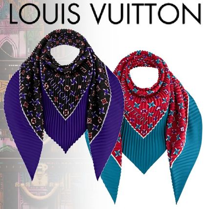 Louis Vuitton 2020 21AW Flower Patterns Monogram Casual Style Silk Office Style 