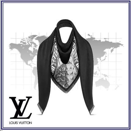 Louis Vuitton 2020 SS Casual Style Wool Silk Elegant Style Accessories 
