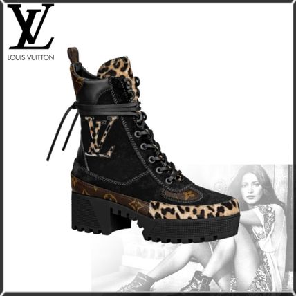 Louis Vuitton MONOGRAM Laureate Platform Desert Boots 1A5NNU 
