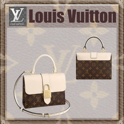 Louis Vuitton 2020 SS Monogram 2WAY Leather Party Style Office Style Logo M44653 