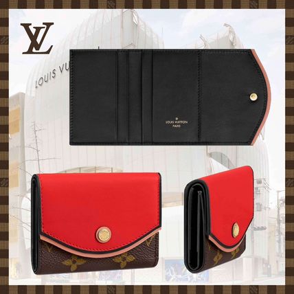 Louis Vuitton TUILERIES 2020 SS Monogram Plain Leather Folding Wallet Small Wallet Logo M63904 