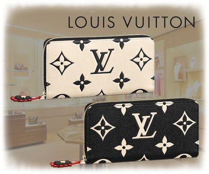 Louis Vuitton ZIPPY WALLET 2020 21AW Monogram Canvas Bi color Leather Long Wallet Logo 