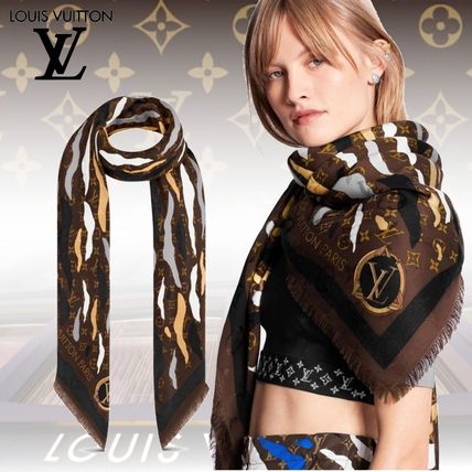 Louis Vuitton MONOGRAM Lvxlol Monogram Shawl M76197 