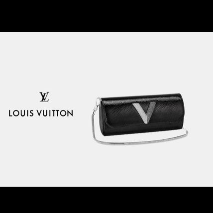 Louis Vuitton EPI Plain Leather Party Style Elegant Style Formal Style Logo 