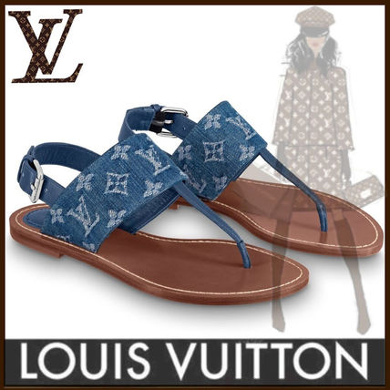 Louis Vuitton MONOGRAM 2020 SS Starboard Flat Thong Sandal 1A7RDP 