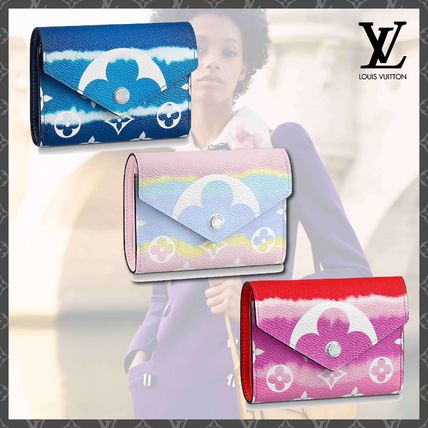 Louis Vuitton Monogram Unisex Blended Fabrics Logo Folding Wallets M69113 M68842 M69112 