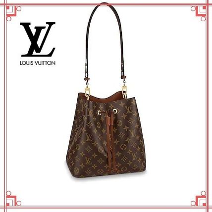 Louis Vuitton Monogram Leather Elegant Style Formal Style Logo M44887 