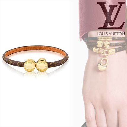 Louis Vuitton MONOGRAM 2019 20AW Bangles Casual Style Leather Party Style Elegant Style M6407F M6407E 