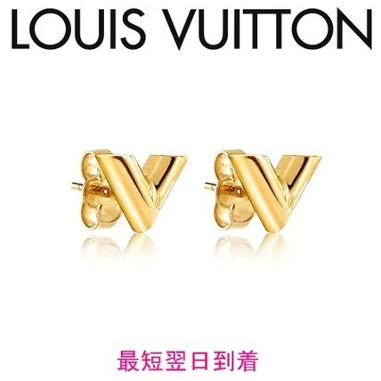 Louis Vuitton 2019 SS Essential V Stud Earrings M68153 