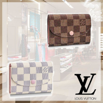 Louis Vuitton Monogram Leather Folding Wallet Small Wallet Logo Coin Cases N64423 N61276 
