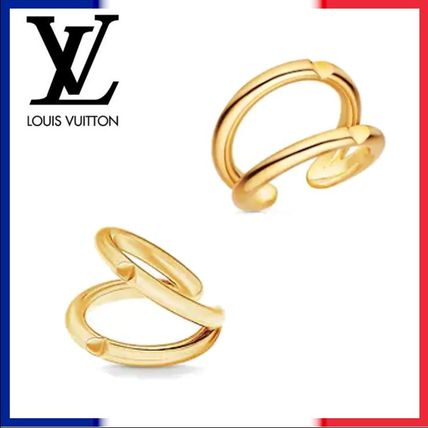 Louis Vuitton Upside Down 2020 21AW Initial Party Style 18K Gold Elegant Style Bridal Rings 