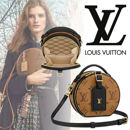Louis Vuitton Monogram 2WAY Leather Crossbody Small Shoulder Bag Logo 