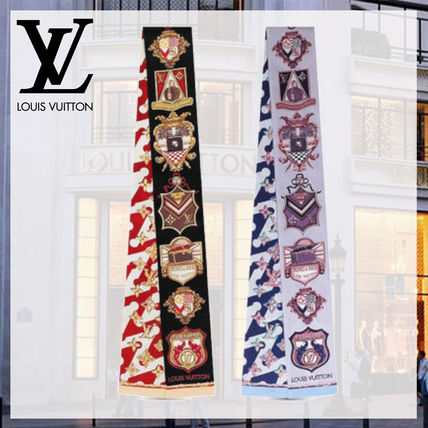 Louis Vuitton 2019 20AW Monogram Unisex Silk Logo Lightweight Scarves  Shawls M73848 M73847 