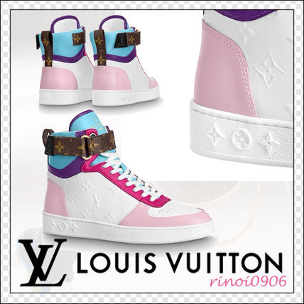 Louis Vuitton MONOGRAM 2020 21AW Monogram Plain Toe Rubber Sole Lace up Casual Style 1A677H 