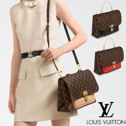 Louis Vuitton MONOGRAM 2019 20AW Monogram Canvas Blended Fabrics 3WAY Bi color Leather M44800 M44257 M44259 M44286 
