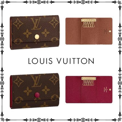 Louis Vuitton MONOGRAM Monogram Unisex Leather Logo Keychains  Bag Charms M60701 M62630 