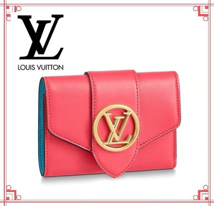 Louis Vuitton Monogram Leather Folding Wallet Small Wallet Logo M69177 