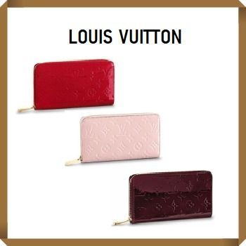 Louis Vuitton MONOGRAM VERNIS 2019 SS Monogram Unisex Plain Leather Long Wallet Long Wallets M90417 M90416 M90419 