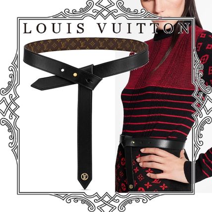 Louis Vuitton MONOGRAM 2020 21AW Tie The Knot 25Mm Reversible Belt M0309U M0309V M0309W M0309X 
