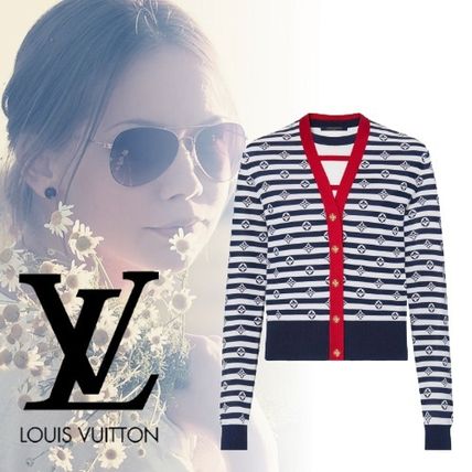 Louis Vuitton 2020 SS Stripes Monogram Casual Style Wool Silk Sleeveless 