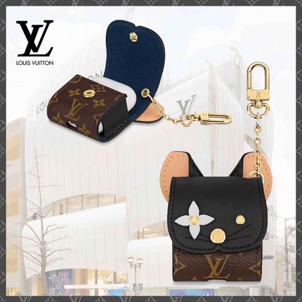 Louis Vuitton MONOGRAM 2020 SS Cat Earphones Case GI0448 