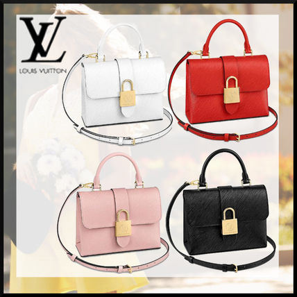 Louis Vuitton 2020 SS 2WAY Plain Leather Elegant Style Logo Handbags M55586 M52880 M53239 M52879 