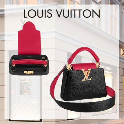 Louis Vuitton Leather Logo Shoulder Bags M56848 