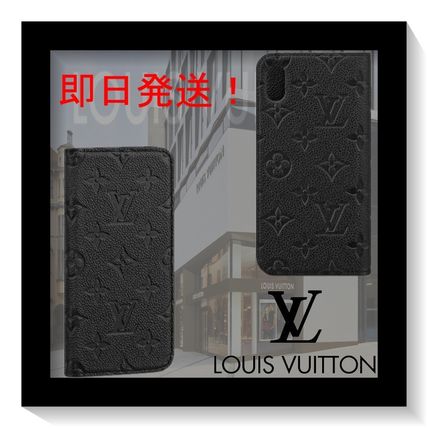 Louis Vuitton MONOGRAM EMPREINTE Monogram Leather iPhone XS Max Smart Phone Cases M68592 