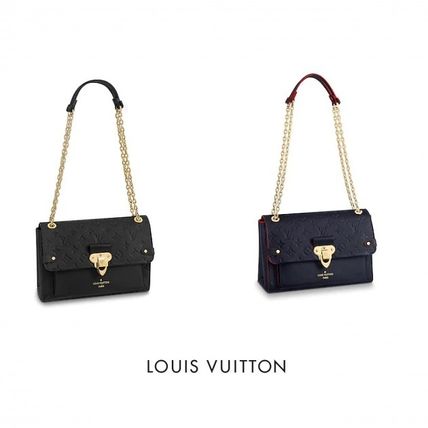 Louis Vuitton MONOGRAM EMPREINTE Flower Patterns Monogram 2WAY Chain Plain Leather M52271 M44151 