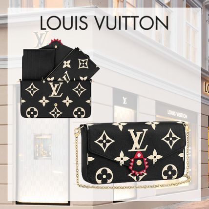 Louis Vuitton Leather Logo Shoulder Bags M69515 