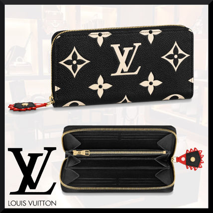 Louis Vuitton ZIPPY WALLET Monogram Bi color Leather Long Wallet Logo Long Wallets M69698 