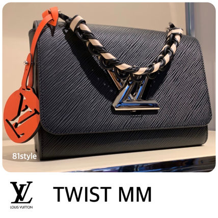 Louis Vuitton TWIST Casual Style 2WAY 3WAY Plain Leather Party Style 