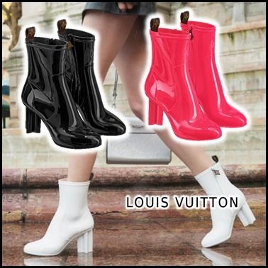 Louis Vuitton 2020 SS 2020 SS SILHOUETTE ANKLE BOOT noir blanc corail more boots 1A66WS 1A66WD 1A66W8 
