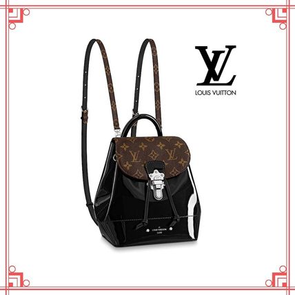 Louis Vuitton Monogram Canvas Leather Elegant Style Formal Style Logo M55769 