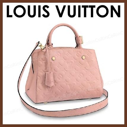 Louis Vuitton Calfskin Office Style Elegant Style Crossbody Handbags 