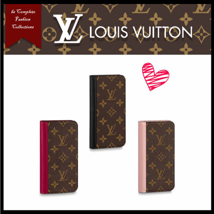 Louis Vuitton MONOGRAM Monogram Unisex Leather iPhone XS Max Logo Smart Phone Cases M68691 M68692 M68690 