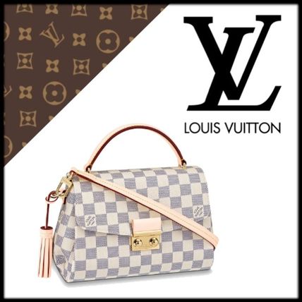Louis Vuitton 2020 21AW Canvas 2WAY Leather Elegant Style Crossbody Handbags N41581 