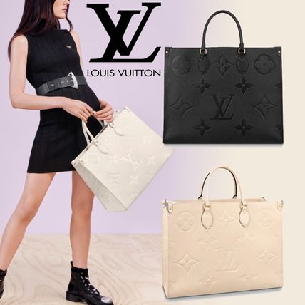 Louis Vuitton MONOGRAM EMPREINTE 2020 SS Monogram Casual Style Calfskin Canvas A4 2WAY Plain Leather M44576 M44925 M45081 