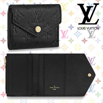 Louis Vuitton Monogram Unisex Street Style Leather Logo Folding Wallets M62935 