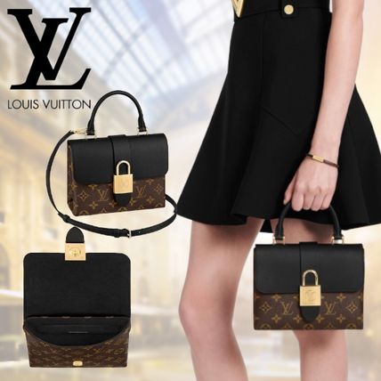 Louis Vuitton MONOGRAM Monogram Casual Style Leather Party Style Office Style M44141 