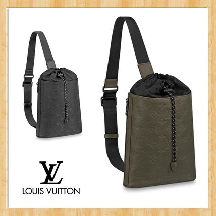 Louis Vuitton MONOGRAM 2019 20AW Monogram Leather Purses Crossbody Bucket Bags M44633 M44634 