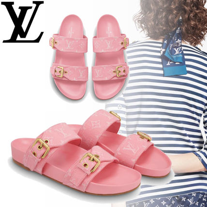 Louis Vuitton MONOGRAM 2020 SS Bom Dia Flat Mule 1A67V5 