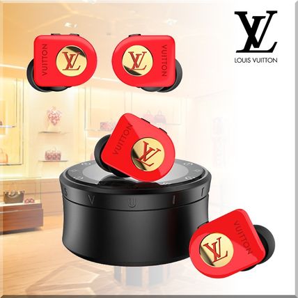 Louis Vuitton Louis Vuitton Horizon Wireless Earphones Black QAB130 